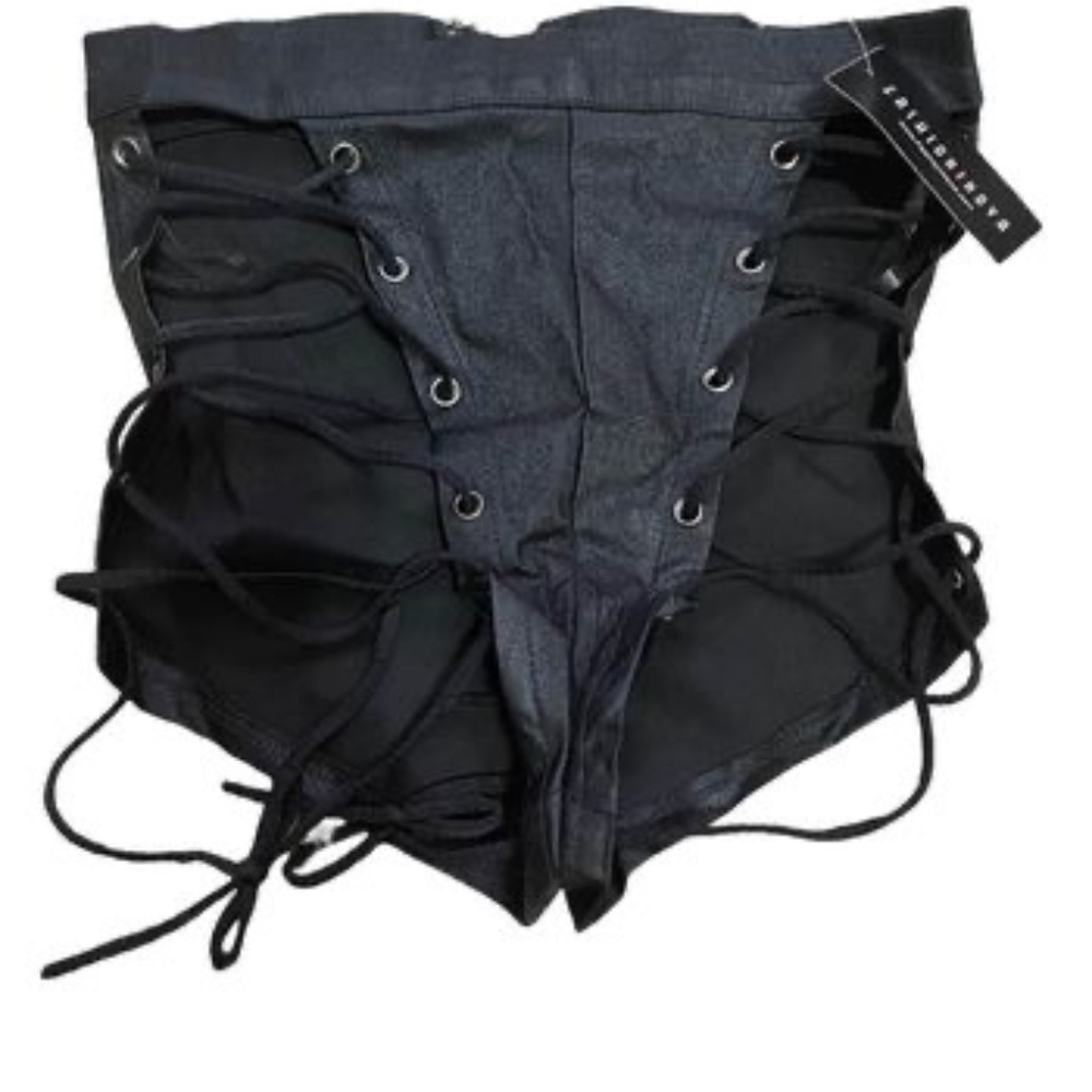 Lace up shorts